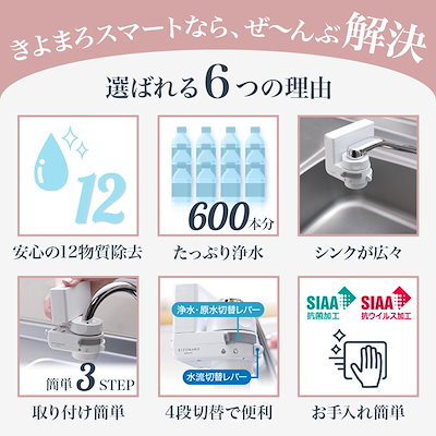 Qoo10] KIYOMARO smart 浄水器 きよまろ スマート 1200L