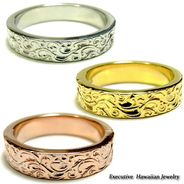 ハワイアンジュエリー リリ エグゼクティブ プラチナ 仕上げ サーフ 指輪 レディース メンズ ハワイアンジュエリー リリ エグゼクティブ プラチナ 仕上げ サーフ 指輪 レディース メンズ