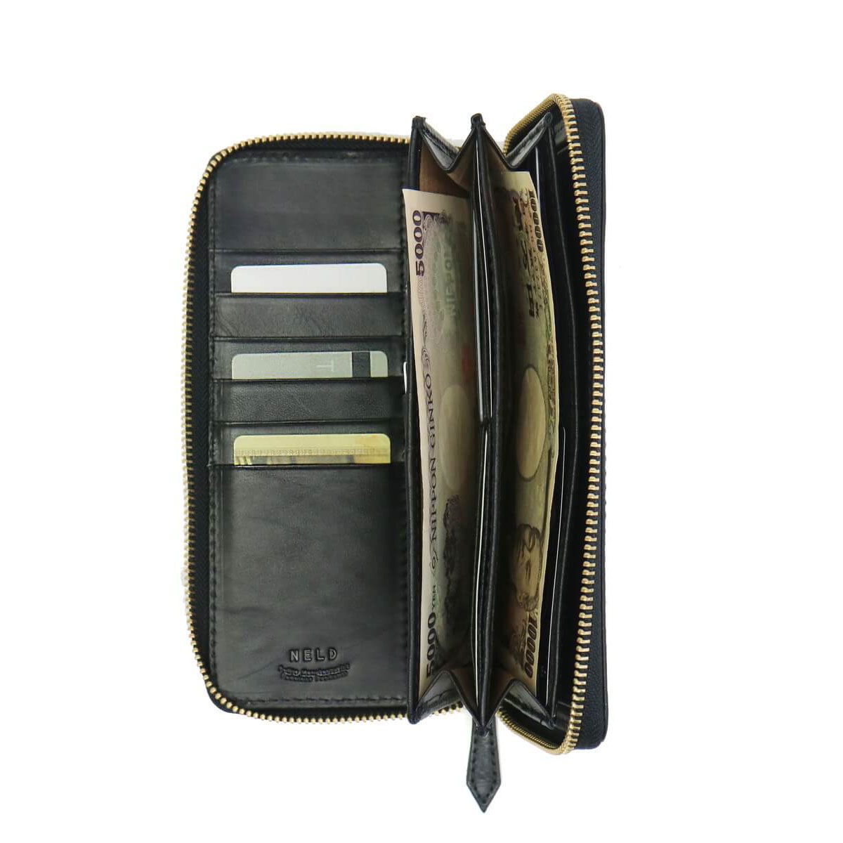 MINERO ラウンドファスナー長財布 BOX型小銭入れ 本革 メンズ レディース AN183 MINERO ラウンドファスナー長財布 BOX型小銭入れ 本革 メンズ レディース AN183