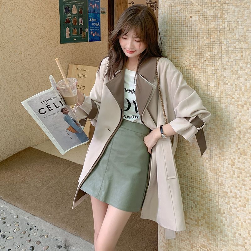 アウタートレンチコート新作 春ト レンチコート コディネート おしゃれ 秋 高級感 セミロング 英伦風 気質 コート 流行りコート トップス アウター 通勤 大きいサイズ トトップス 大人っぽチェスタ