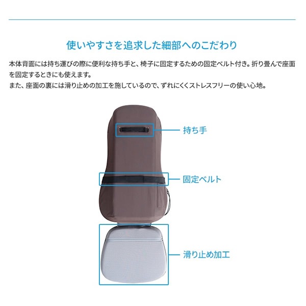 管理医療機器 モンデール コンパクトマッサージシート 極上たたき CM3 (送料無料) マッサージ リラックス 寝ながら 肩甲骨 腰 首 ケア 椅子 ソファ
