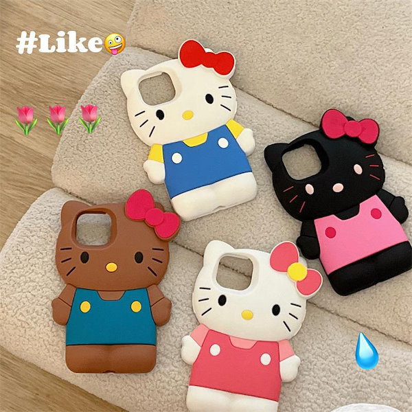 韓国キティ 明洞のHELLO KITTY APPLE CAFEへ🍎🫖 . . . 大人気のキティ