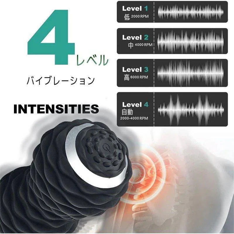 シェイプツインボール 振動 マシン ボール 筋膜リリース 電動マッサー 切り替え 4レベル調節可能 腰 足 軽量 全身ケア マッサージ器 UBS充電 シェイプツインボール 振動 マシン ボール 筋膜リリース 電動マッサー 切り替え 4レベル調節可能 腰 足 軽量 全身ケア マッサージ器 UBS充電