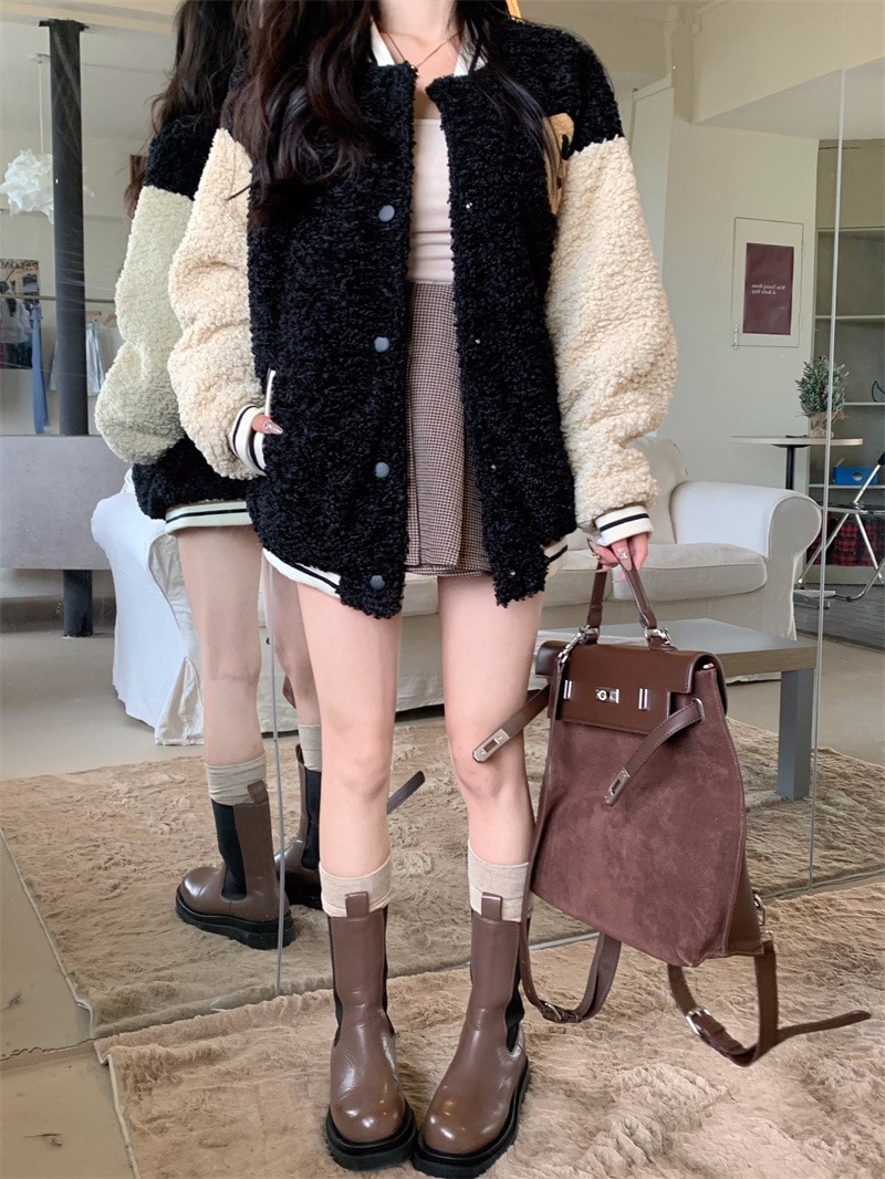 秋冬防寒あったかアウター中綿刺繍配色韓国風ロゴ コートかわいいブルゾンファー付きファッション系裹起毛大人ゆったりカジュアルストリートサイズレディースムートンエコゆるダボシルエット学生通学丈スポーティー 秋冬防寒あったかアウター中綿刺繍配色韓国風ロゴ コートかわいいブルゾンファー付きファッション系裹起毛大人ゆったりカジュアルストリートサイズレディースムートンエコゆるダボシルエット学生通学丈スポーティー