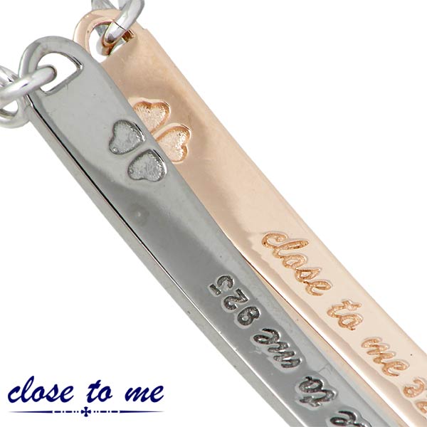 クロストゥーミー close to me フレンチラバーズ シルバー ブレスレット クローバー 四つ葉 クロストゥーミー close to me フレンチラバーズ シルバー ブレスレット クローバー 四つ葉