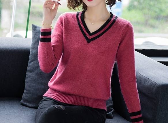 ライン セーター ニット レディース 長袖 Vネック カレッジ ストライプ柄 トップス 袖あり きれいめ シンプル おしゃれ 大人可愛い 大人女子 ラブリー キュート ガーリー エレガント 白 ホワイ ライン セーター ニット レディース 長袖 Vネック カレッジ ストライプ柄 トップス 袖あり きれいめ シンプル おしゃれ 大人可愛い 大人女子 ラブリー キュート ガーリー エレガント 白 ホワイ