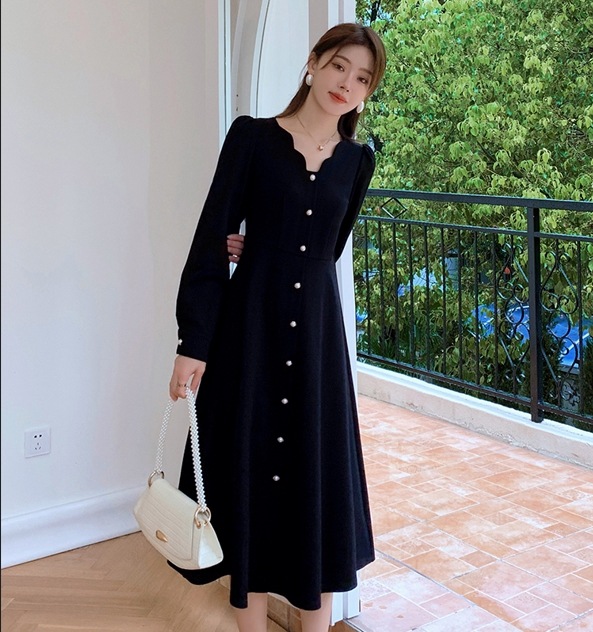 ドレスワンピース パーティードレス ミモレ丈ドレス 衣装 ワンピース 膝下 袖あり 襟なし 長袖 プリンセライン スリム 細身 エレガント 無地 こなれ感 個性的 L XL 2XL 3XL 4XL ドレスワンピース パーティードレス ミモレ丈ドレス 衣装 ワンピース 膝下 袖あり 襟なし 長袖 プリンセライン スリム 細身 エレガント 無地 こなれ感 個性的 L XL 2XL 3XL 4XL