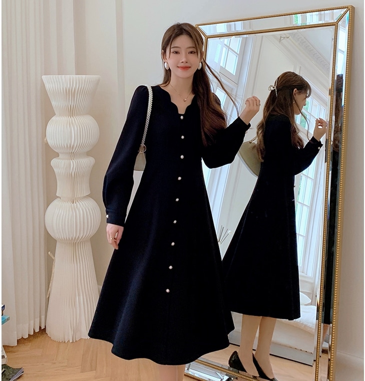 ドレスワンピース パーティードレス ミモレ丈ドレス 衣装 ワンピース 膝下 袖あり 襟なし 長袖 プリンセライン スリム 細身 エレガント 無地 こなれ感 個性的 L XL 2XL 3XL 4XL ドレスワンピース パーティードレス ミモレ丈ドレス 衣装 ワンピース 膝下 袖あり 襟なし 長袖 プリンセライン スリム 細身 エレガント 無地 こなれ感 個性的 L XL 2XL 3XL 4XL