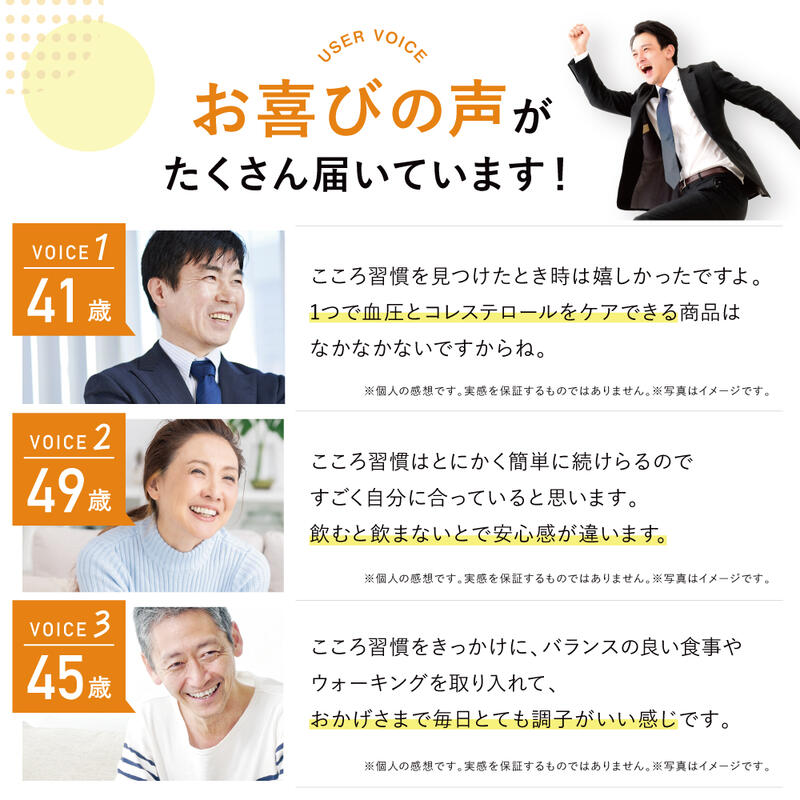 機能性表示食品 血圧 サプリ 血圧下げる コレステロール 下げる こころ習慣 ココロ習慣 GABA ギャバ フラバンジェノール血圧 高め 1袋60粒 2袋セット フロムココロ