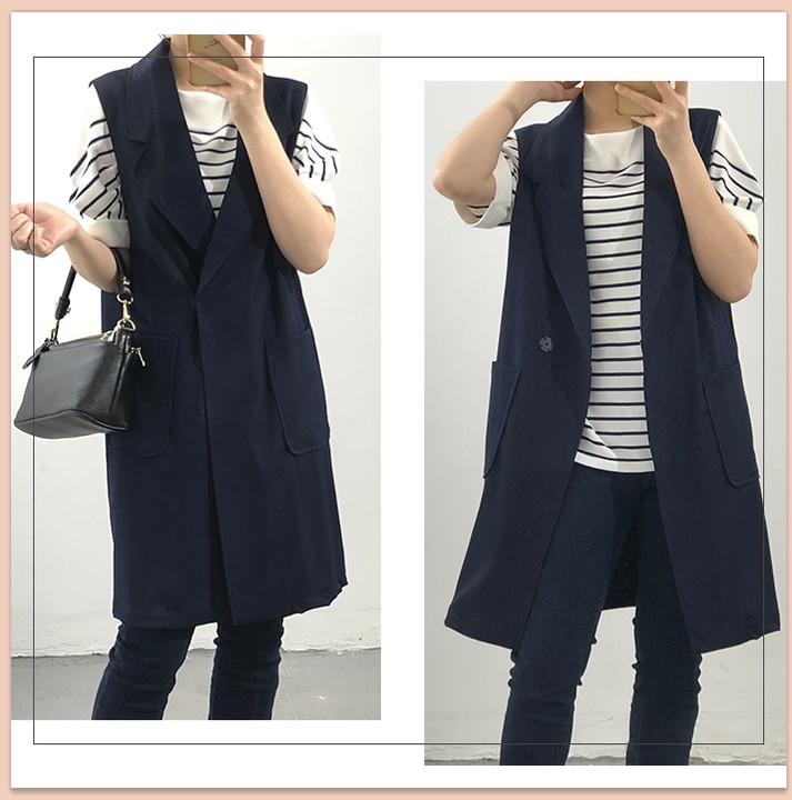 綿麻ジレ レディース 春夏 50代 ジレ ベスト ポケットある ロングジレ リネンベスト ノースリーブ コットンリネン トレンチベスト スーツベスト 無地 ジレンチ トップス ロングベスト 上品 春