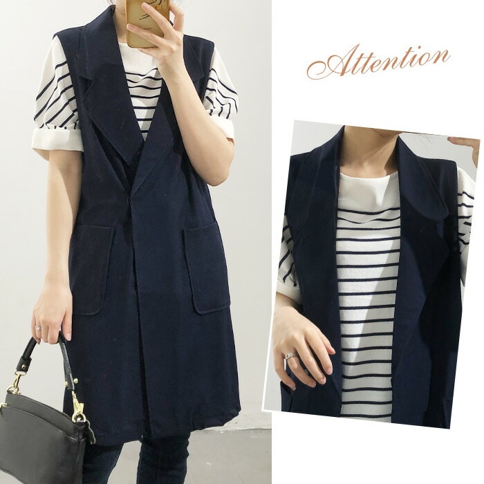 綿麻ジレ レディース 春夏 50代 ジレ ベスト ポケットある ロングジレ リネンベスト ノースリーブ コットンリネン トレンチベスト スーツベスト 無地 ジレンチ トップス ロングベスト 上品 春