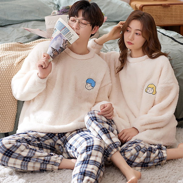 Qoo10] 人気沸騰 パジャマ カップルペアルック
