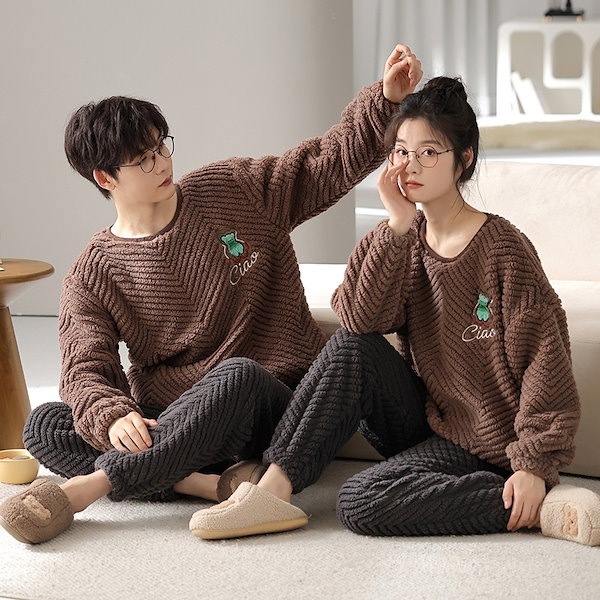 Qoo10] 人気沸騰 パジャマ カップルペアルック