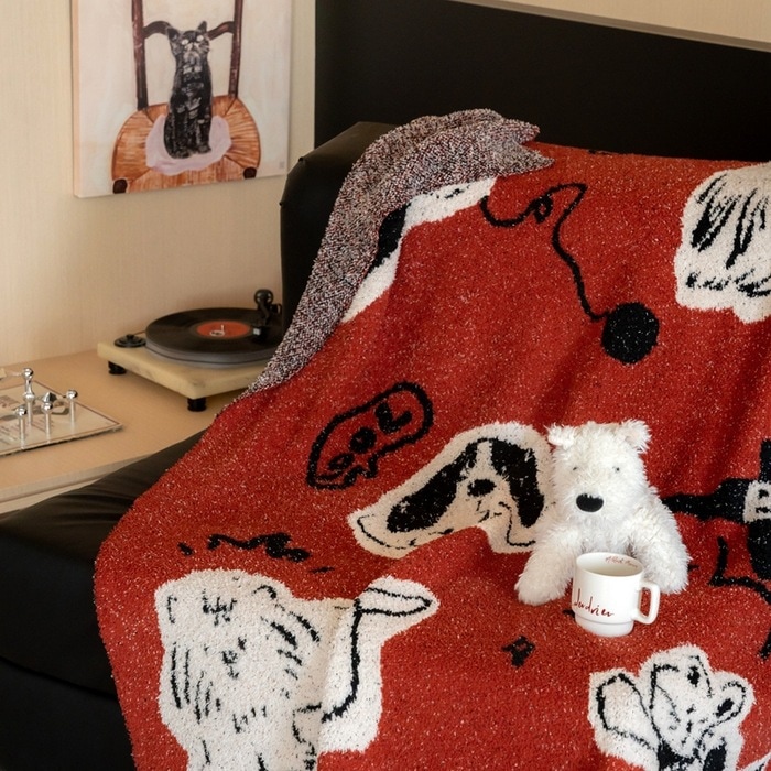 2024新多機能ニットハーフフリースブランケット