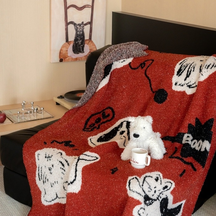 2024新多機能ニットハーフフリースブランケット