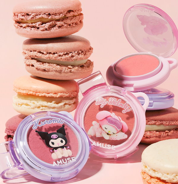 Qoo10] アミューズ セール【マイメロ/クロミ】 パウダーリッ