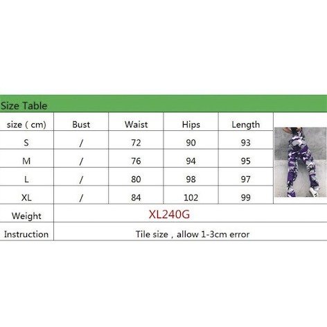 ミリタリー パンツ 迷彩柄 ユニセックス レディース 大きいサイズ パンツ 軍パン 7色 ヒップホッ