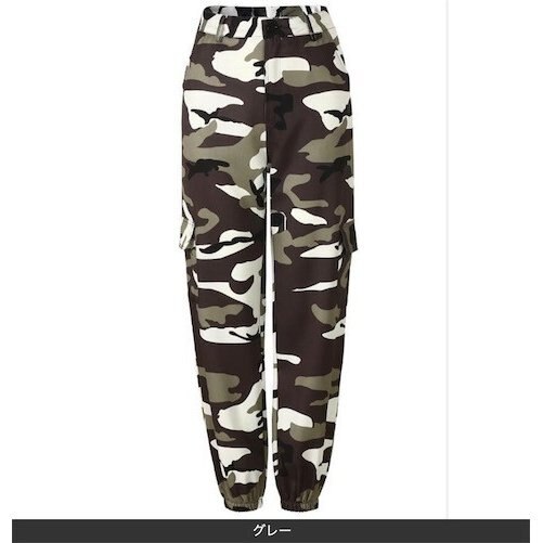 ミリタリー パンツ 迷彩柄 ユニセックス レディース 大きいサイズ パンツ 軍パン 7色 ヒップホッ