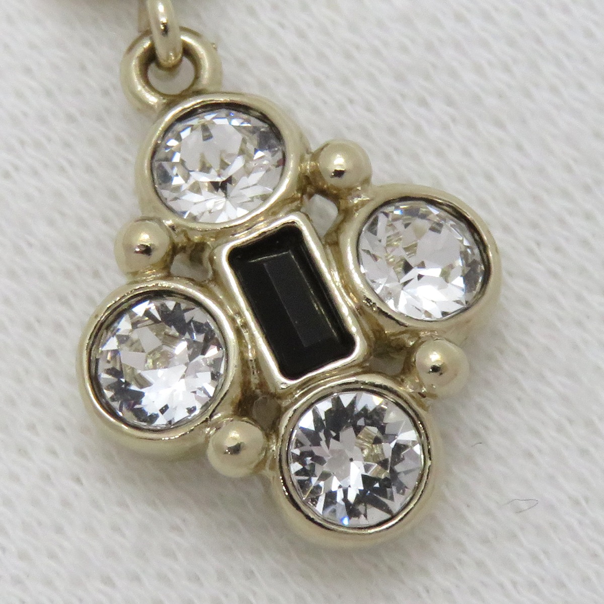 シャネル CHANEL ネックレス ココマーク ビジュー GP ラインストーン ゴールド B17B【中古】 シャネル CHANEL ネックレス ココマーク ビジュー GP ラインストーン ゴールド B17B【中古】