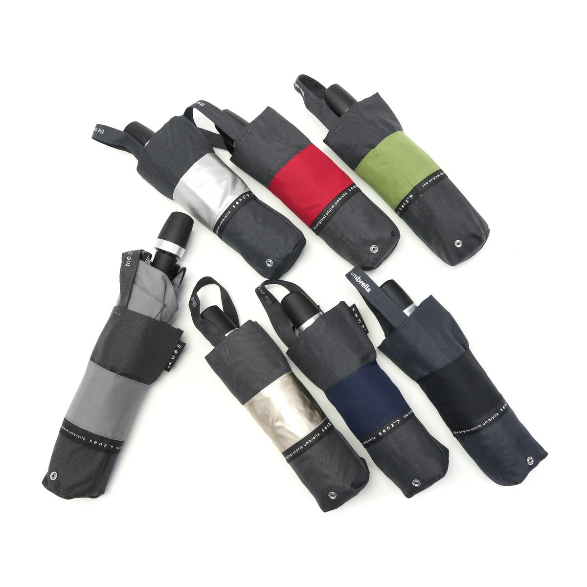 正規品1年保証 折りたたみ傘 メンズ レディース 晴雨兼用 紫外線対策 UVカット ケース付き 手動開閉 通勤 通学 リュックが濡れない 風に強い 大きめ senz mini SZ-2010