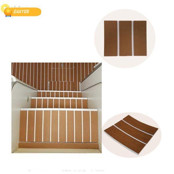 2枚購入で100円OFFマリン ボート デッキ フォーム シート 人工チーク材 自己接着マット 約240x60cmx 0.6cm color1 2枚購入で100円OFFマリン ボート デッキ フォーム シート 人工チーク材 自己接着マット 約240x60cmx 0.6cm color1