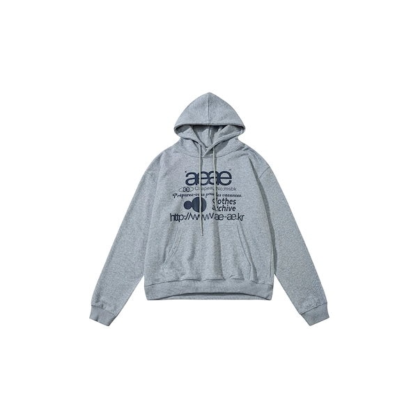 Aeae ストライプ フード付き パーカー aeae パーカー