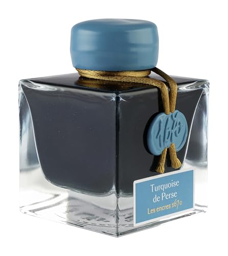 エルバン(Herbin) アニバーサリーインク 1670 50ml【金の微粒子入り】万年筆/ガラスペン・つけペン用 ターコイズ ペルシャ HERBIN hbj15014 エルバン(Herbin) アニバーサリーインク 1670 50ml【金の微粒子入り】万年筆/ガラスペン・つけペン用 ターコイズ ペルシャ HERBIN hbj15014