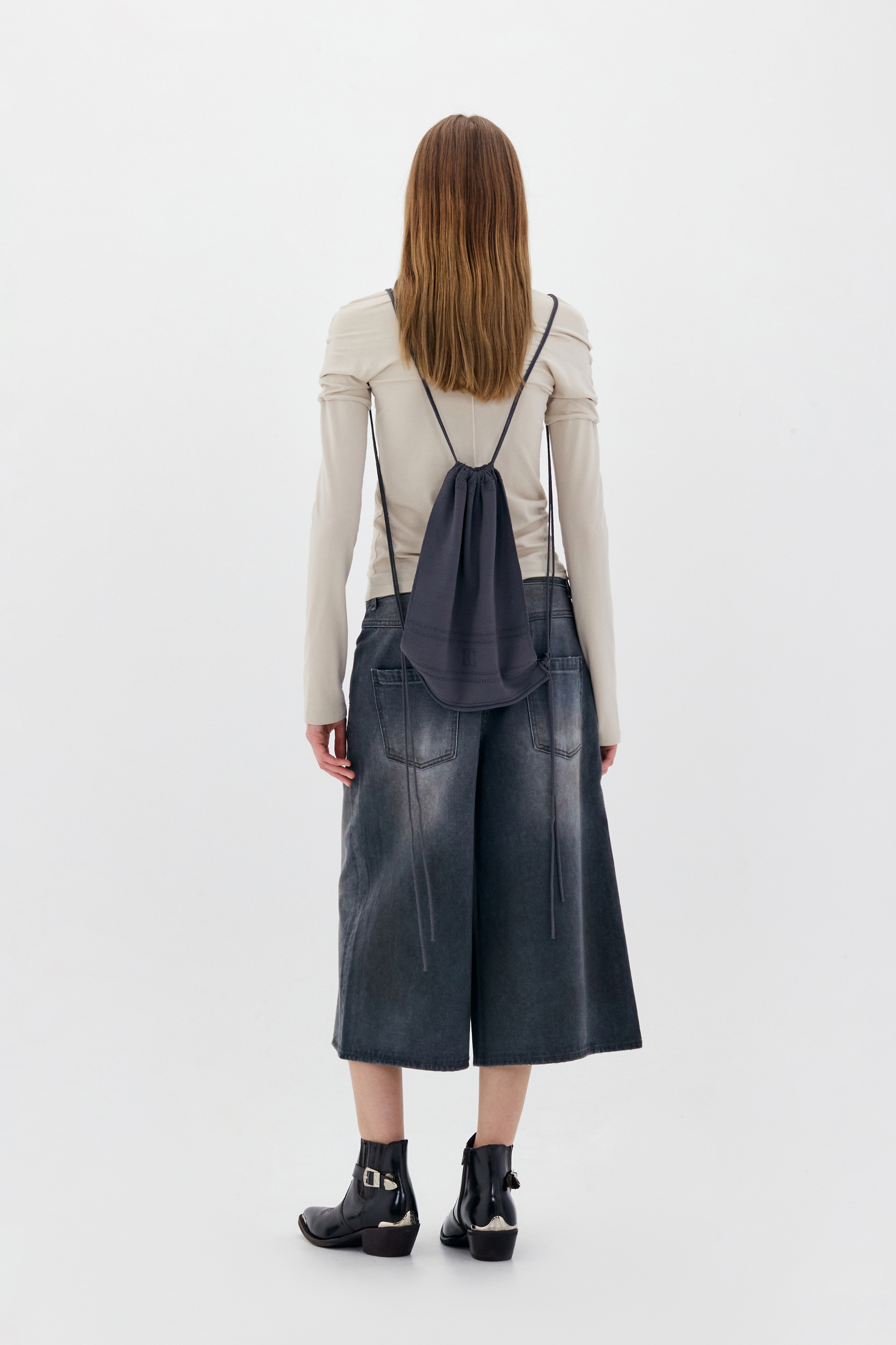 【LOW CLASSIC】 SHIRRING BOATNECK TOP : 2COLOR 【LOW CLASSIC】 SHIRRING BOATNECK TOP : 2COLOR