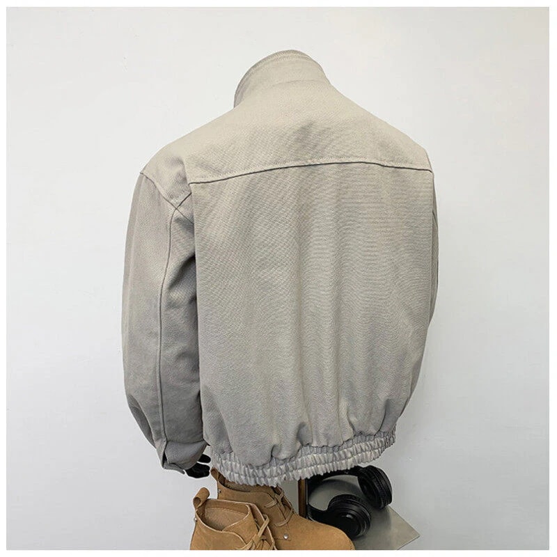 メンズファッション 百掛け カジュアル 新しいスプリングジャケットショートワークジャケット