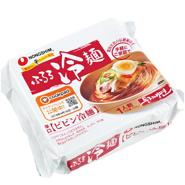農心　Qoo10]　農心　(水　ふるる冷麺　選べる6食セット