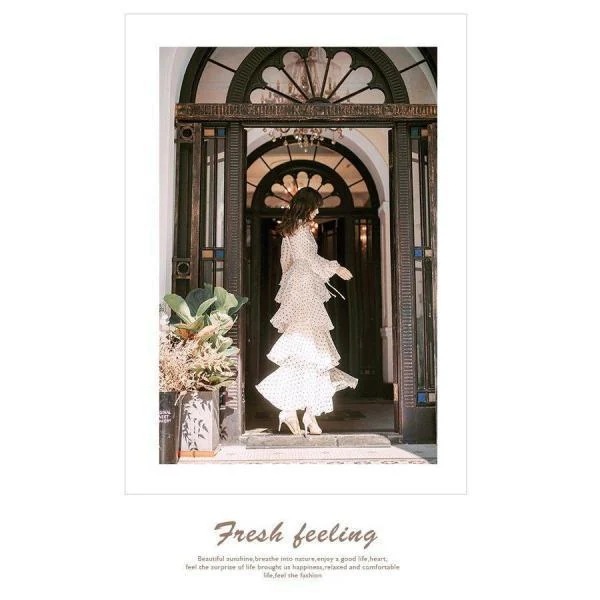 おしゃれパーティードレス ワンピドレス ドレスワンピース カジュアルドレス ロング 水玉 ティアード ケーキスカート フリル 個性的 おしゃれパーティードレス ワンピドレス ドレスワンピース カジュアルドレス ロング 水玉 ティアード ケーキスカート フリル 個性的