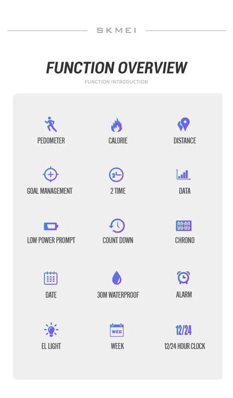 Skmeiバックライトディスプレイスポーツ歩数計デジタル時計メンズストップウォッチカウントダウン腕時計カレンダーカロリー計算時計 Skmeiバックライトディスプレイスポーツ歩数計デジタル時計メンズストップウォッチカウントダウン腕時計カレンダーカロリー計算時計
