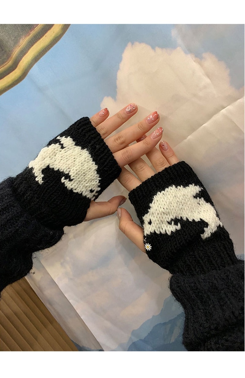 [StrayKidsアイエン着用]DOLPHINハンドウォーマー StrayKidsアイエン着用]DOLPHINハンドウォーマー アームウォーマー