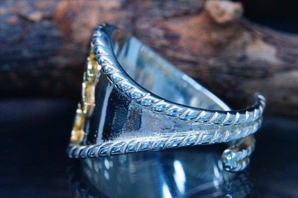 インディアンジュエリー ココペリ 精霊 スパイラル 水 旋風 縄目 ゴールド シルバー925 フリーサイズ メンズ リング インディアンジュエリー ココペリ 精霊 スパイラル 水 旋風 縄目 ゴールド シルバー925 フリーサイズ メンズ リング