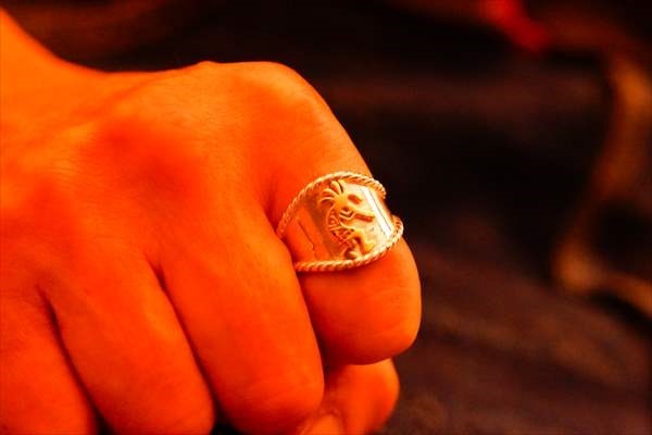 インディアンジュエリー ココペリ 精霊 スパイラル 水 旋風 縄目 ゴールド シルバー925 フリーサイズ メンズ リング インディアンジュエリー ココペリ 精霊 スパイラル 水 旋風 縄目 ゴールド シルバー925 フリーサイズ メンズ リング