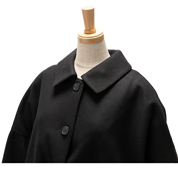 ステンカラーコート レディース ハンビー ショートコート Aライン ジャケット コート アウター ステンカラーコート レディース ハンビー ショートコート Aライン ジャケット コート アウター