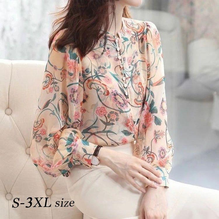 夏新作ブラウス レディース 長袖 シャツブラウス 春 夏 オフィスブラウス 花柄 シャツブラウス トップス 大人 通勤 OL 30代 40代 50代 60代 きれいめ 着やせ エ 夏新作ブラウス レディース 長袖 シャツブラウス 春 夏 オフィスブラウス 花柄 シャツブラウス トップス 大人 通勤 OL 30代 40代 50代 60代 きれいめ 着やせ エ