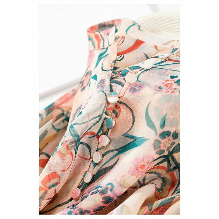 夏新作ブラウス レディース 長袖 シャツブラウス 春 夏 オフィスブラウス 花柄 シャツブラウス トップス 大人 通勤 OL 30代 40代 50代 60代 きれいめ 着やせ エ 夏新作ブラウス レディース 長袖 シャツブラウス 春 夏 オフィスブラウス 花柄 シャツブラウス トップス 大人 通勤 OL 30代 40代 50代 60代 きれいめ 着やせ エ