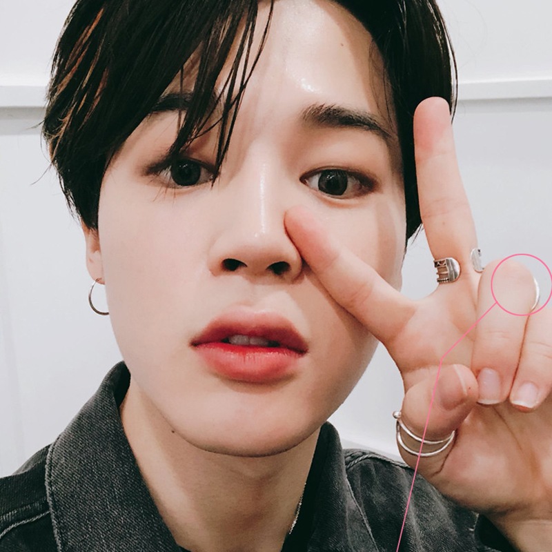 BTS JIMIN 着用[ONE ENOUGH] Layered Chain Set