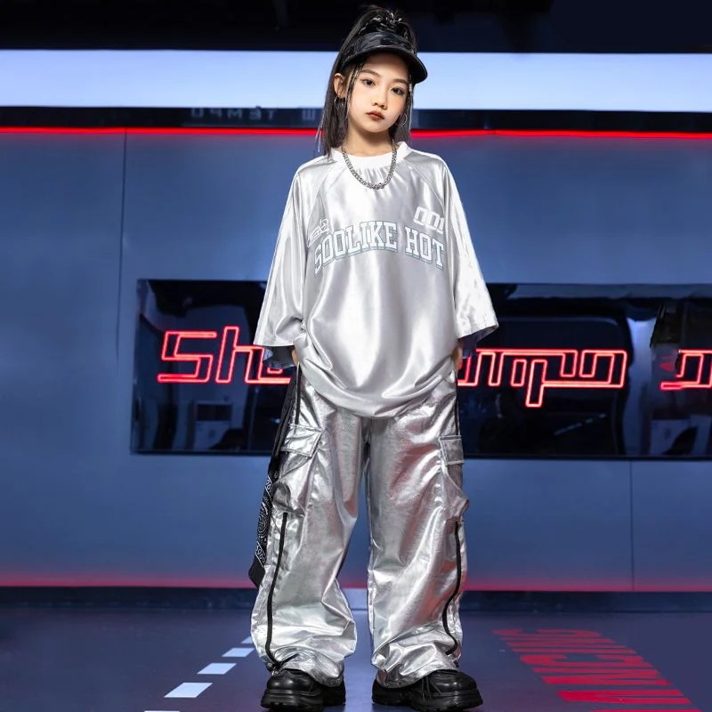 ストリートダンスのスーツの男の子のhiphopヒップホップのゆったりしたジャズダンスの服装の子供の女性の出演服の夏のファッションのブランドの服 ストリートダンスのスーツの男の子のhiphopヒップホップのゆったりしたジャズダンスの服装の子供の女性の出演服の夏のファッションのブランドの服