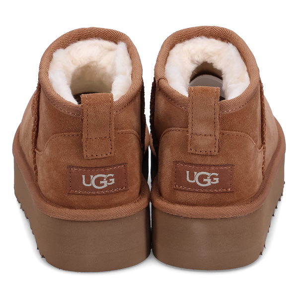 UGG ウルトラミニプラットフォーム US8 チェストナット