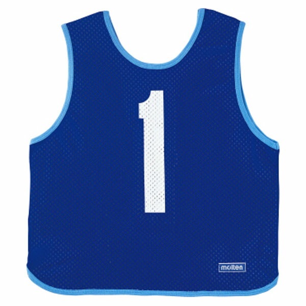 モルテン(Molten) GB0113B ゲームベスト_10マイセット_BLU ゲームベスト青_10_枚組ミ_1__10993