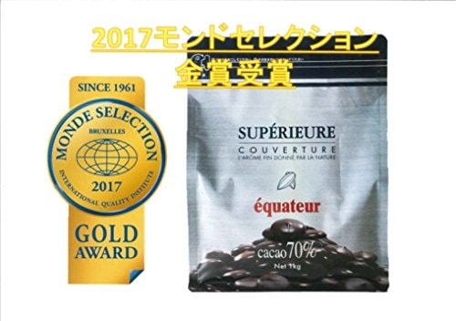 大東カカオ スペリオール エクアトゥール 1kg (カカオ分70%) 大東カカオ スペリオール エクアトゥール 1kg (カカオ分70%)