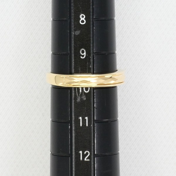 K10 10金 YG イエローゴールド リング 指輪 9.5号 総重量約1.9g ジュエリー 中古 K10 10金 YG イエローゴールド リング 指輪 9.5号 総重量約1.9g ジュエリー 中古