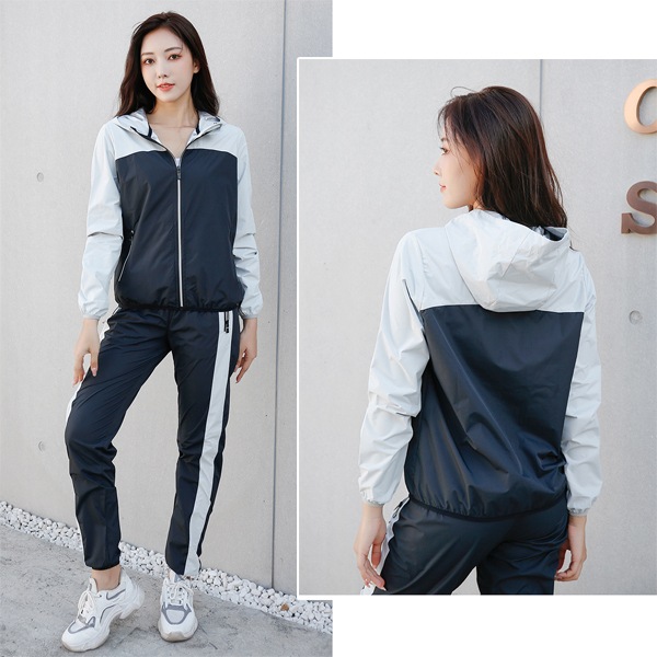 サウナスーツ メンズ レディース 2点上下セット セットアップ ダイエット 発汗 痩せ エクササイズ サウナスーツ メンズ レディース 2点上下セット セットアップ ダイエット 発汗 痩せ エクササイズ