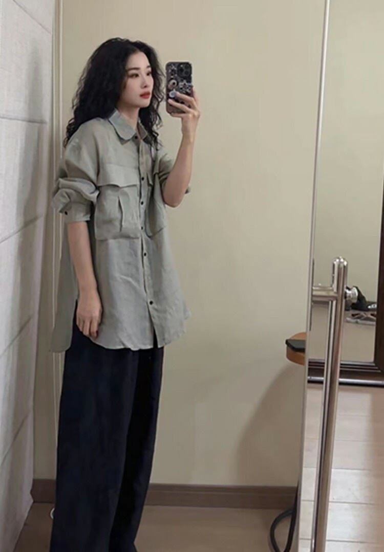 綿麻シャツ シャツ レディース トップス 長袖 ブラウス リネン 麻 リネンシャツ 長袖シャツ レギュラーシャツ カジュアル ナチュラル 大きいサイズ 体型カバー ラージポケット 格好いい オシャレ 綿麻シャツ シャツ レディース トップス 長袖 ブラウス リネン 麻 リネンシャツ 長袖シャツ レギュラーシャツ カジュアル ナチュラル 大きいサイズ 体型カバー ラージポケット 格好いい オシャレ