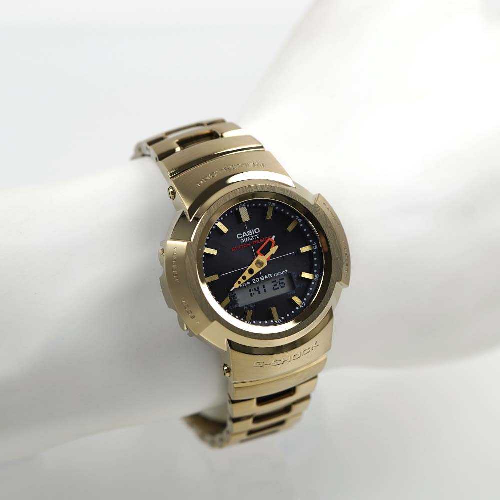 Gショック カシオ 腕時計 G-SHOCK CASIO メンズ 電波 ソーラー アナデジ ゴールド AWM-500GD-9A Gショック カシオ 腕時計 G-SHOCK CASIO メンズ 電波 ソーラー アナデジ ゴールド AWM-500GD-9A