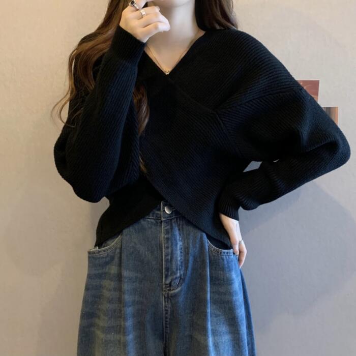 トップス ニット クロス カットソー セーター アシンメトリー レディース エレガント 大人 可愛い きれいめ カジュアル フェミニン 長袖 ナチュラル シンプル Vネック ピンク レッド 赤 グレー トップス ニット クロス カットソー セーター アシンメトリー レディース エレガント 大人 可愛い きれいめ カジュアル フェミニン 長袖 ナチュラル シンプル Vネック ピンク レッド 赤 グレー