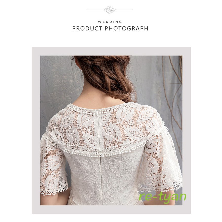 ウエディングドレス マーメイドドレス 二次会ドレス 総レース 袖あり vネック 刺繍 花嫁イブニングドレス結婚式 パーティー 二次会発表会謝恩会披露宴 高級新作 ウエディングドレス マーメイドドレス 二次会ドレス 総レース 袖あり vネック 刺繍 花嫁イブニングドレス結婚式 パーティー 二次会発表会謝恩会披露宴 高級新作