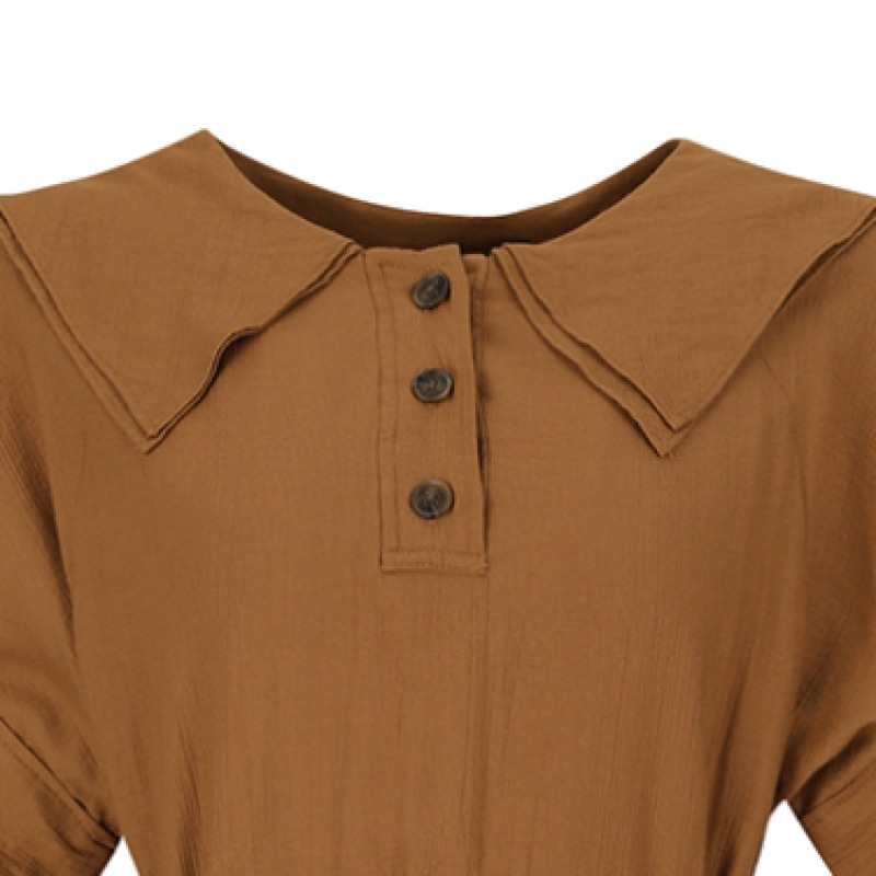 (ニューヨーク訪問) ツーカラーベルトドレス (VY5OP3N)